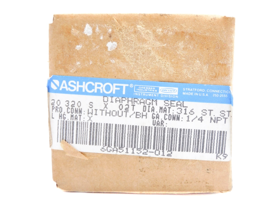 ASHCROFT 20320SX02T NSMP
