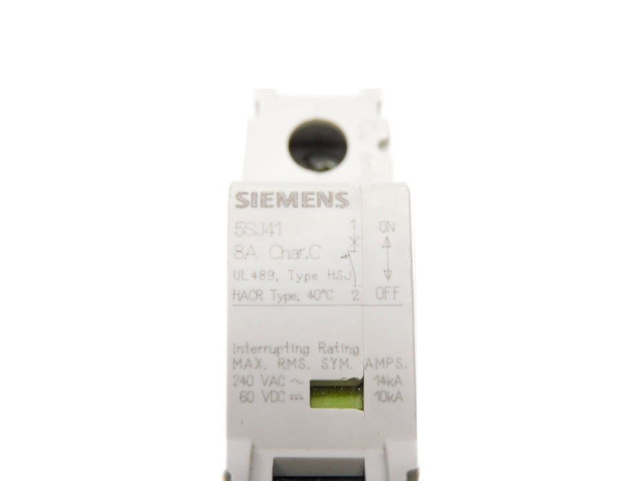 SIEMENS 5SJ4108-7HG41 8A 240VAC 60VDC (AS PICTURED) NSNP