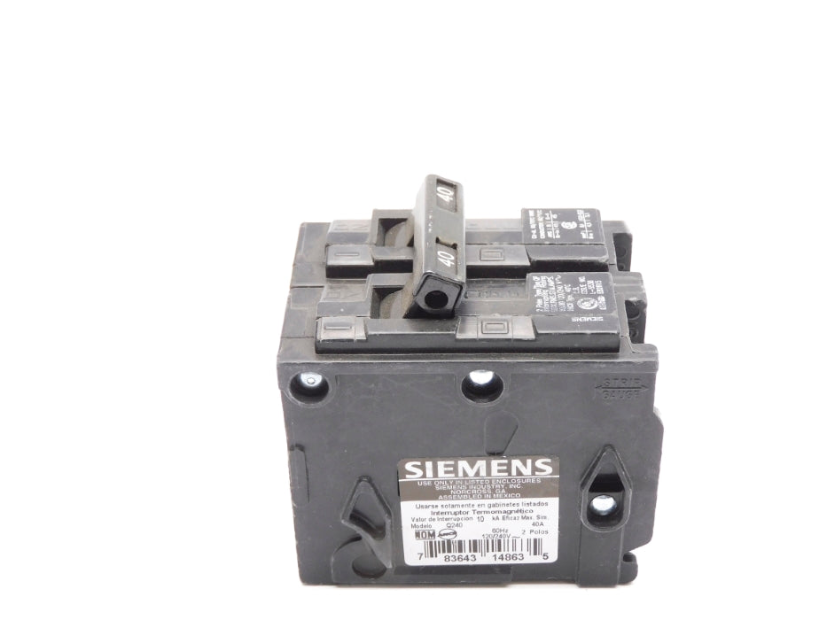 SIEMENS Q240 40A 120/240V UNMP