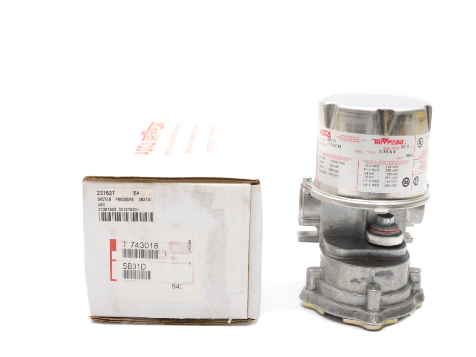 ASCO SB31D 125/250VAC 5A NSMP