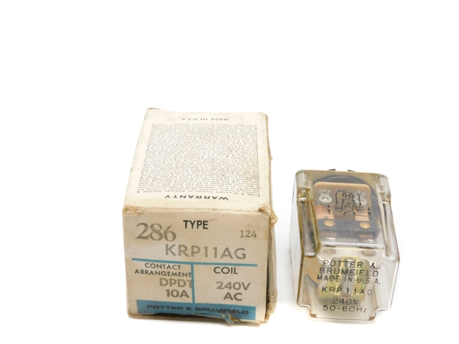 POTTER&BRUMFIELD KRP11AG 240VAC 10A NSMP