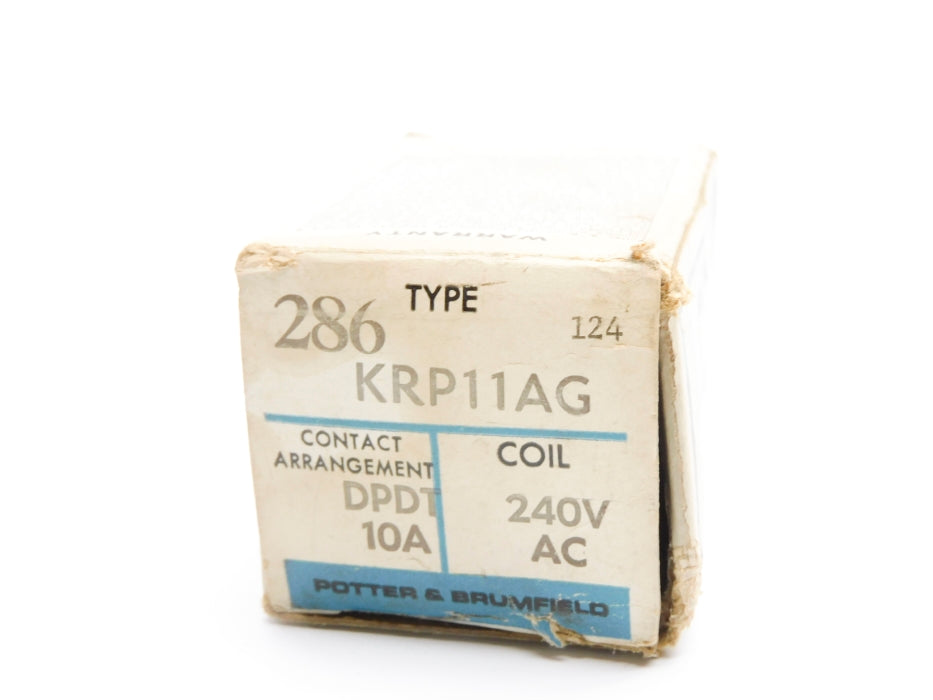 POTTER&BRUMFIELD KRP11AG 240VAC 10A NSMP