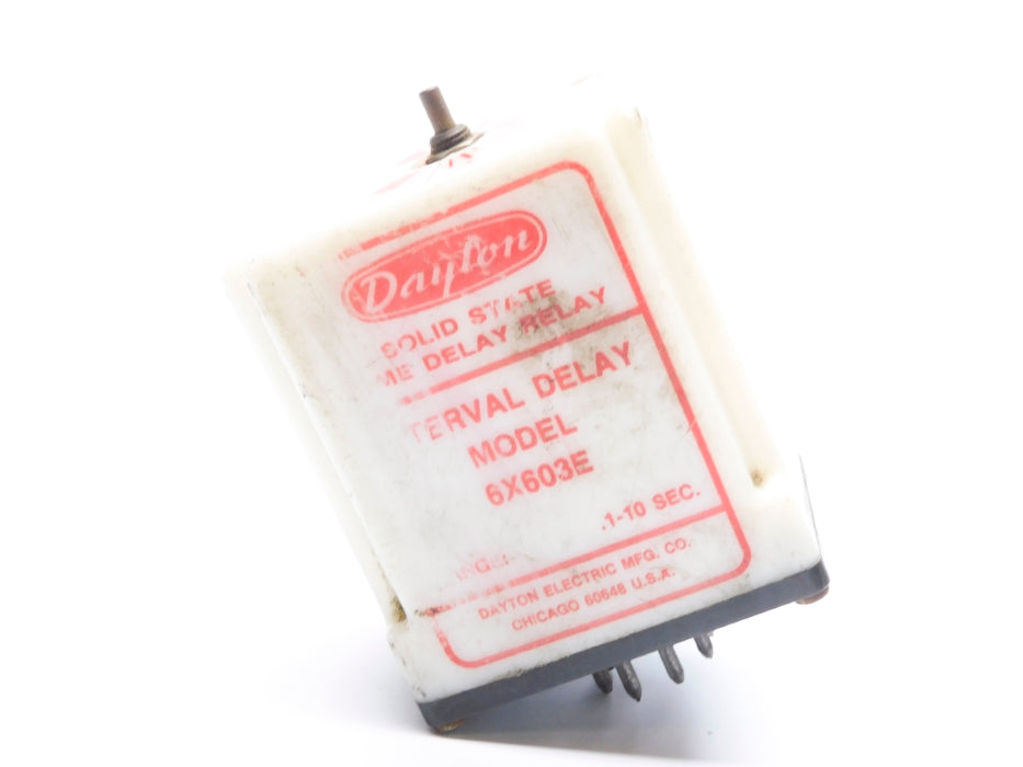 DAYTON 6X603E .1-10S (NO KNOB) UNMP