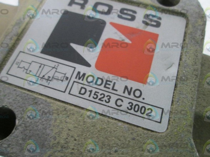 ROSS LOCK OUT & EXHAUST VALVE D1523C3002 UNMP