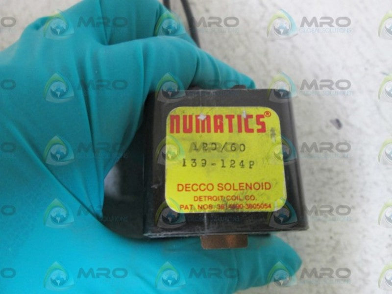 NUMATICS (BLACK COIL) 120/60 139-124P NSNP