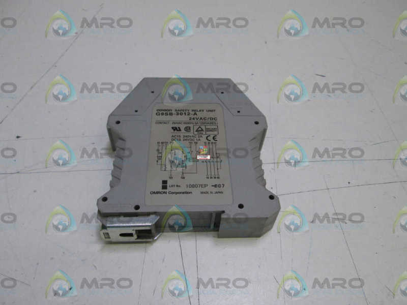 OMRON SAFETY RELAY UNIT G9SB-3012-A 24VAC/DC UNMP