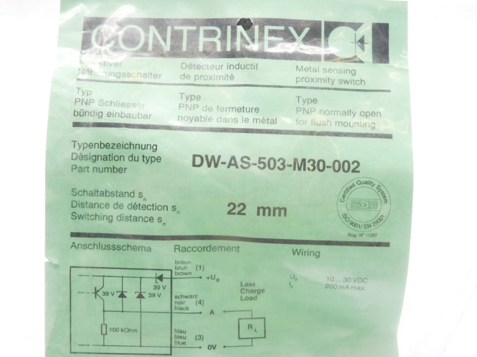 CONTRINEX DW-AS-503-M30-002 NSMP