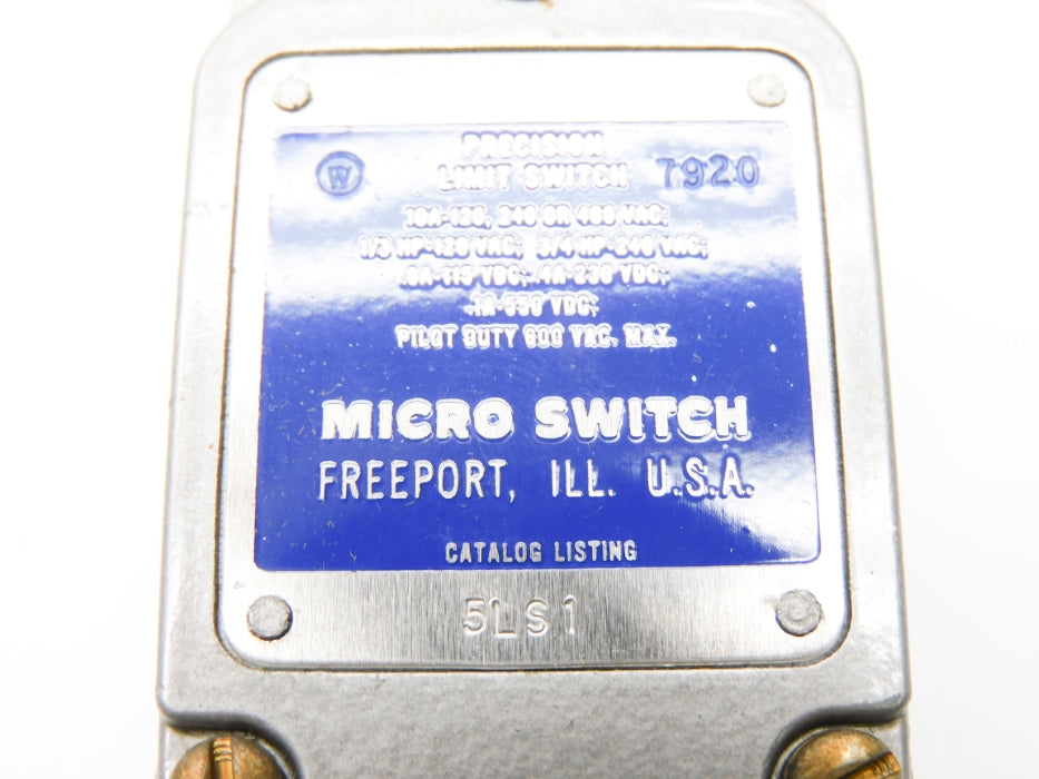 MICRO SWITCH 5LS1 600VAC 10A (GREY) NSMP