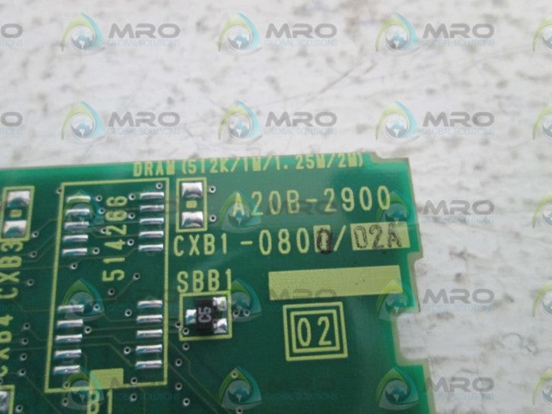 FANUC DRAM MODULE A20B-2900-0800/02A  NSNP