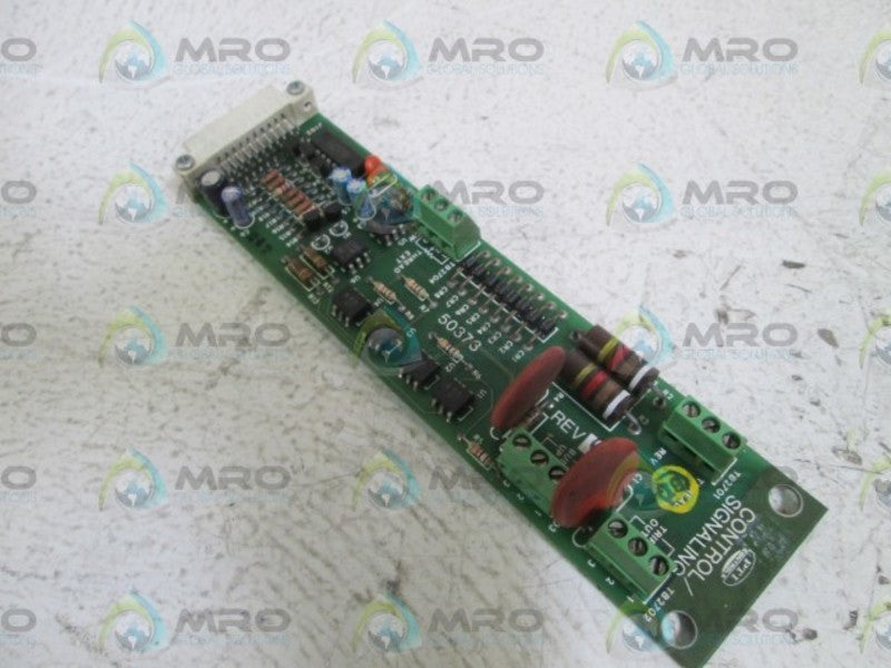 INDUSTRIAL SPARE PART CONTROL/SIGNALING CARD 50373  UNMP