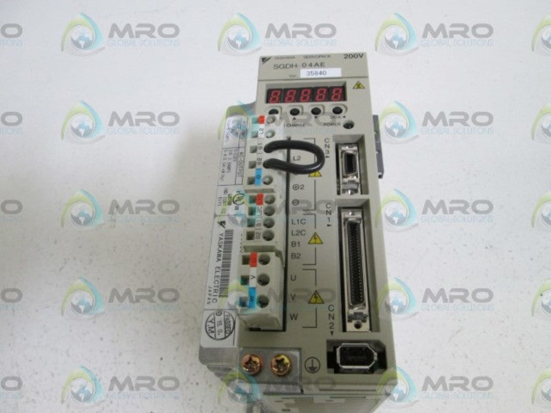 YASKAWA SERVOPACK SGDH-04AE SERVO DRIVE NSNP