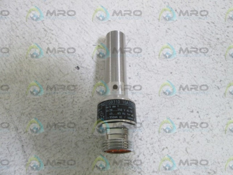 IFM EFECTOR IG0310 INDUCTIVE PROXIMITY SENSOR (AS PICTURED) NSNP