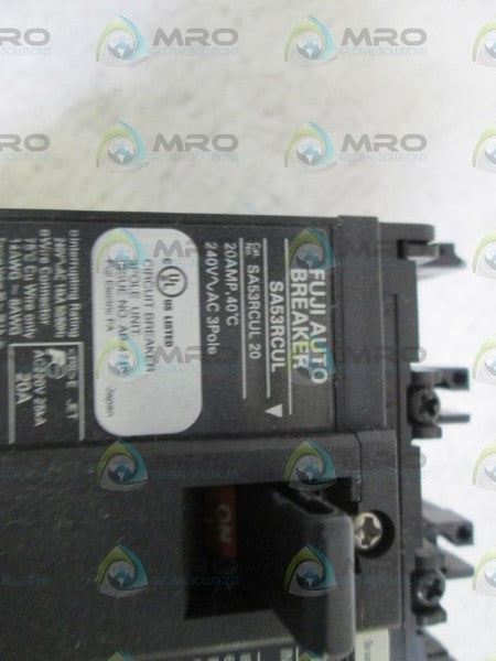 FUJI ELECTRIC CIRCUIT BREAKER SA53RCUL NSMP