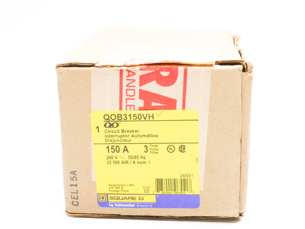 SQUARE D QOB3150VH 240V 150A NSMP