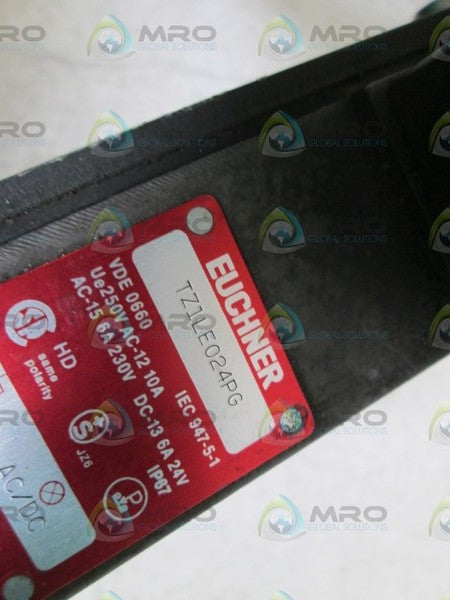 EUCHNER SAFETY INTERLOCK SWITCH TZ1LE024PG (AS PICTURED)  UNMP