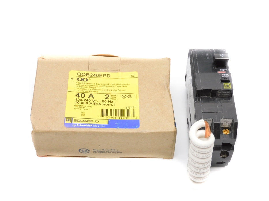 SQUARE D QOB240EPD 40A 120/240V NSMP