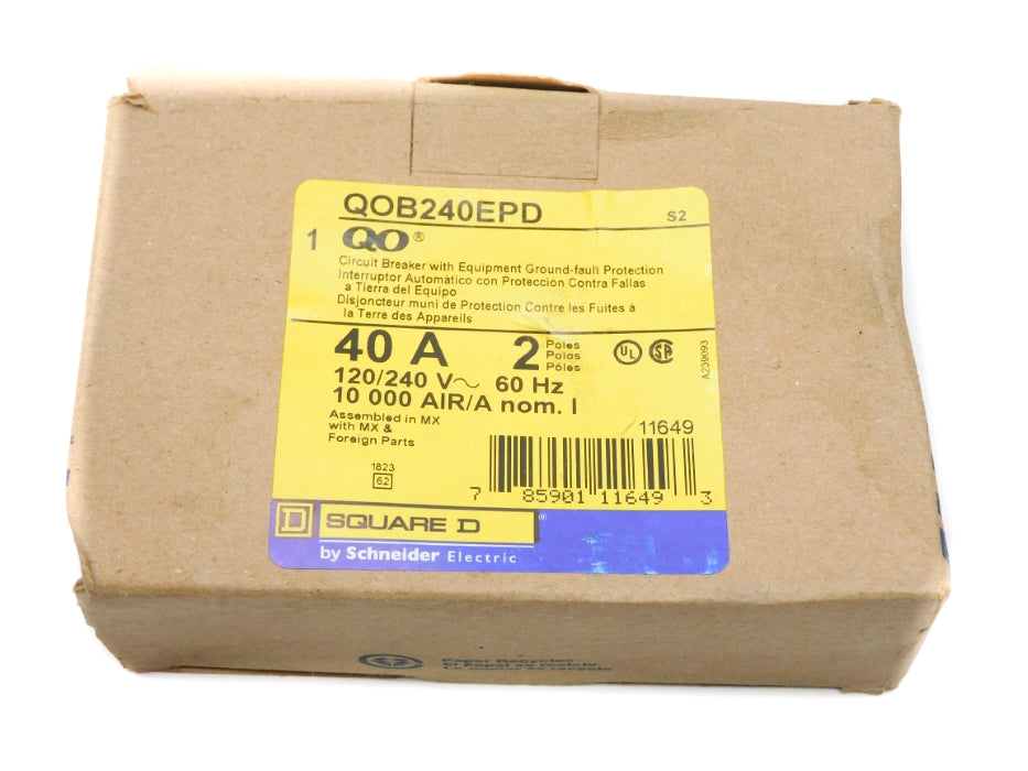 SQUARE D QOB240EPD 40A 120/240V NSMP