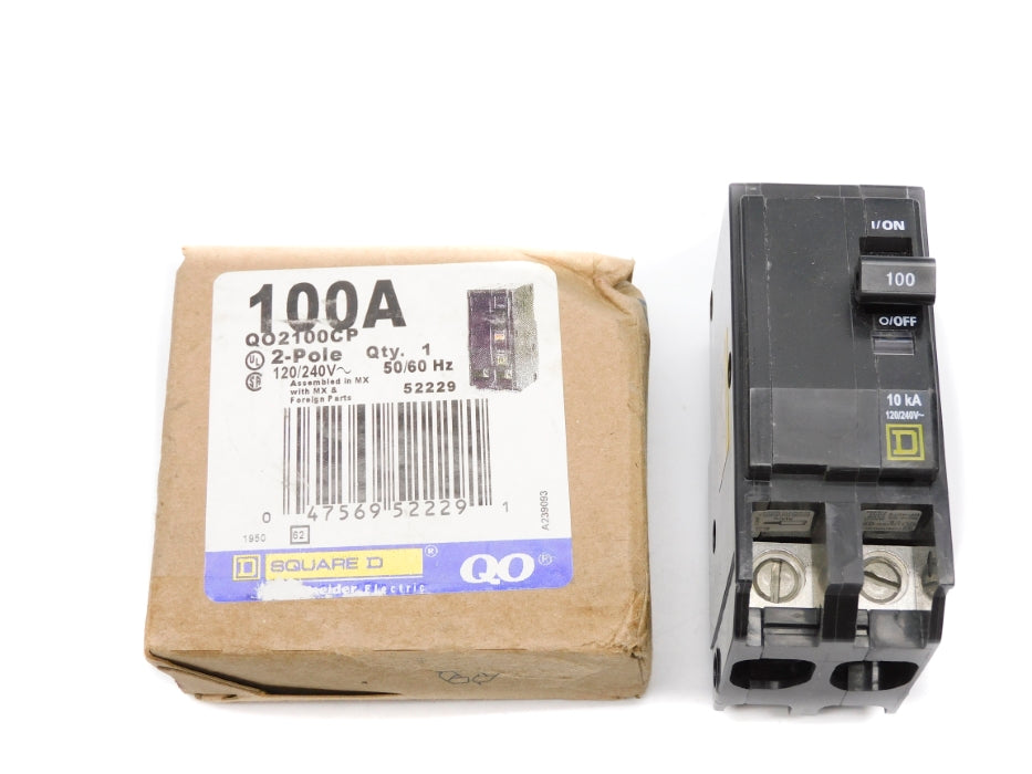 SQUARE D QO2100CP 100A 120/240V NSMP