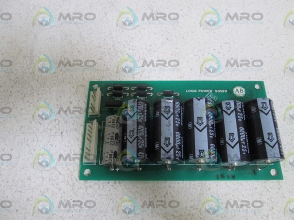 ALLEN BRADLEY POWER SUPPLY LOGIC BOARD 50389 REV. B  UNMP