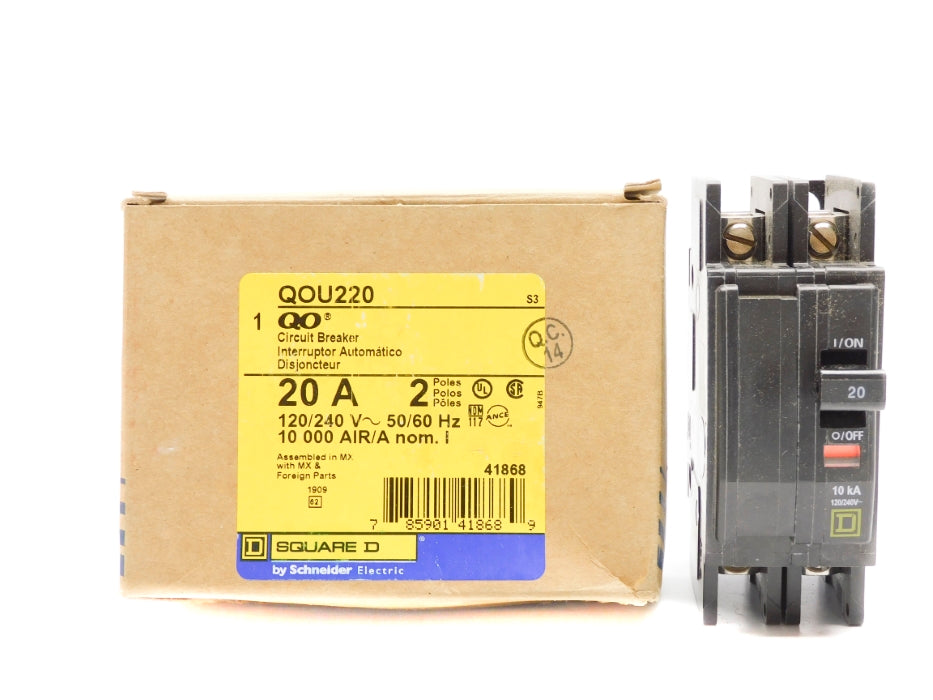 SQUARE D QOU220 20A 120/240V NSMP