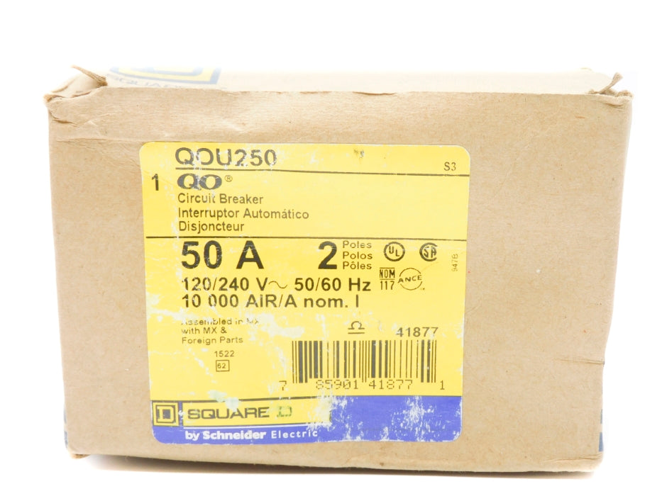 SQUARE D QOU250 50A 120/240V NSMP