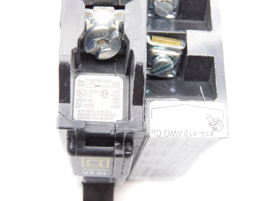 SQUARE D QOB1151021 120/240V 15A NSMP