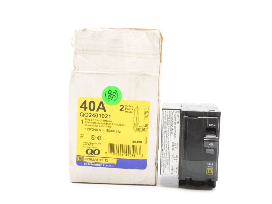 SQUARE D QO2401021 120/240V 40A NSMP