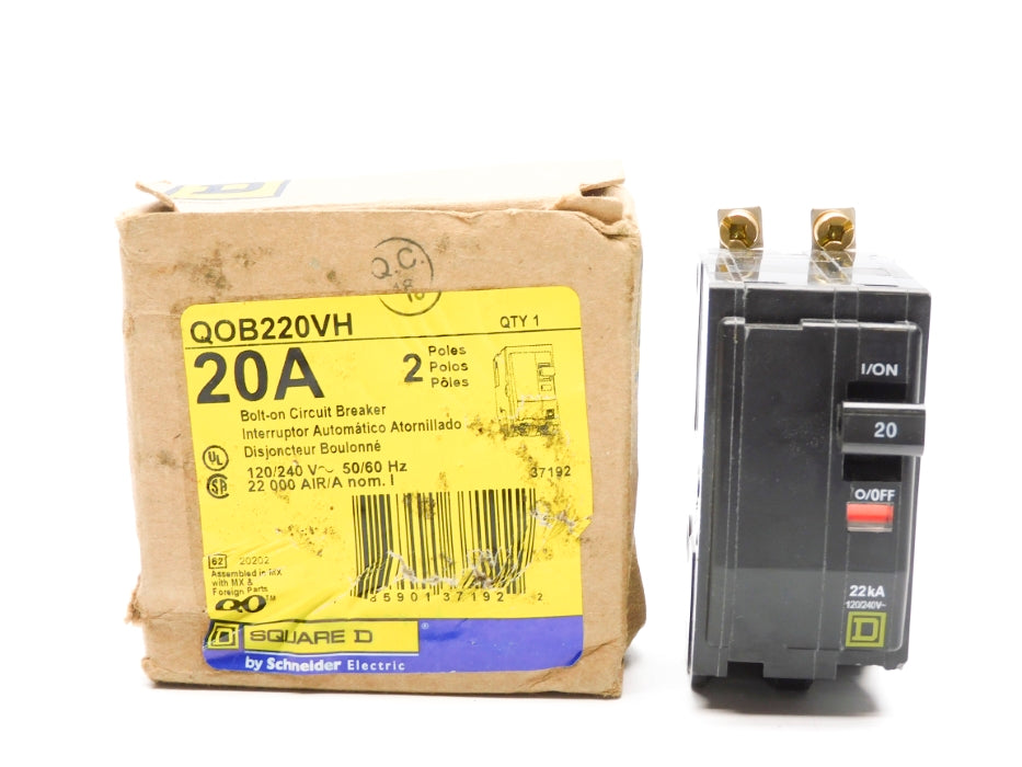 SQUARE D QOB220VH 120/240V 20A (AS PICTURED) NSMP