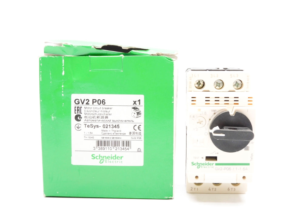 SCHNEIDER ELECTRIC GV2P06 690V 1-1.6A NSMP