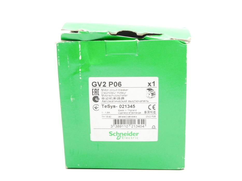 SCHNEIDER ELECTRIC GV2P06 690V 1-1.6A NSMP