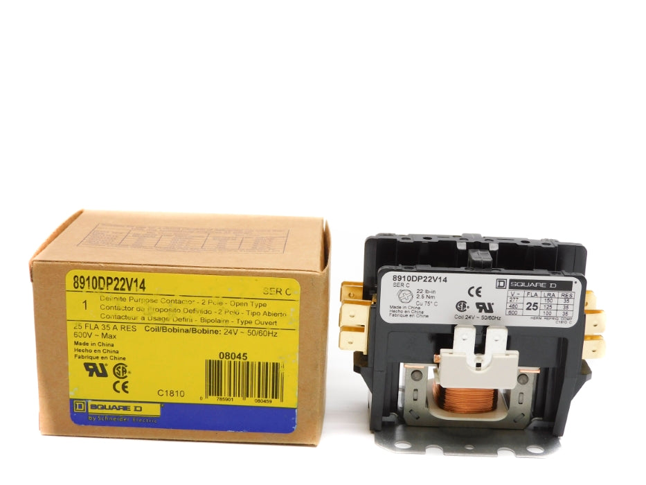 SQUARE D 8910DP22V14 SER. C 24V 25A NSMP
