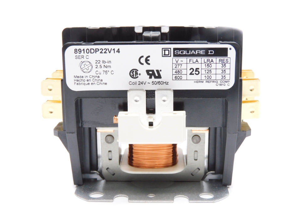 SQUARE D 8910DP22V14 SER. C 24V 25A NSMP