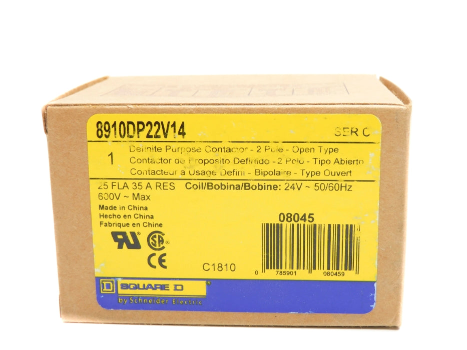 SQUARE D 8910DP22V14 SER. C 24V 25A NSMP