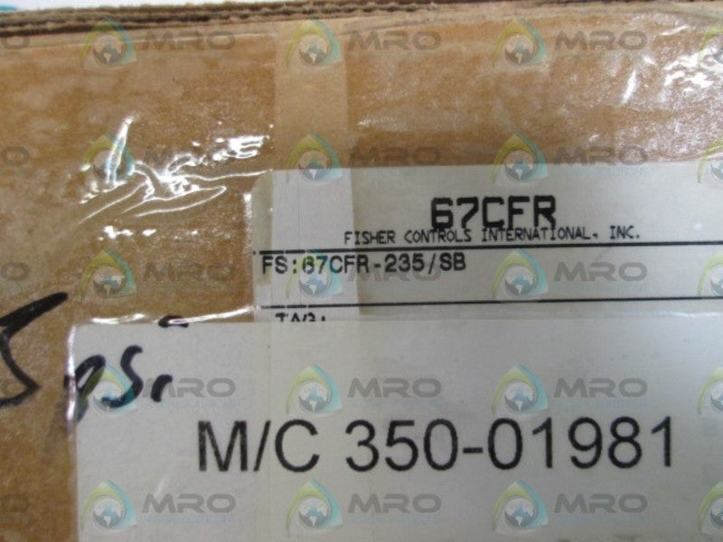 FISHER PRESSURE REGULATOR 67CFR-235/SB 35 PSI  NSMP