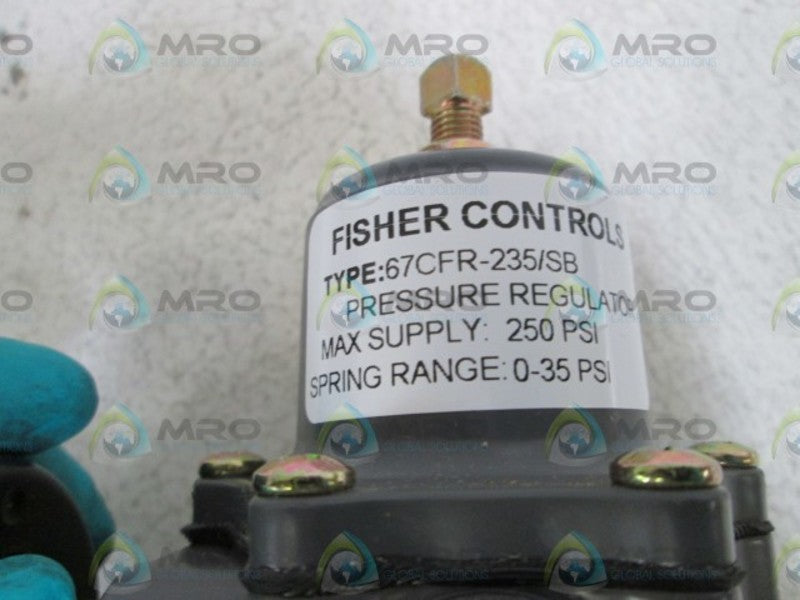 FISHER PRESSURE REGULATOR 67CFR-235/SB 35 PSI  NSMP