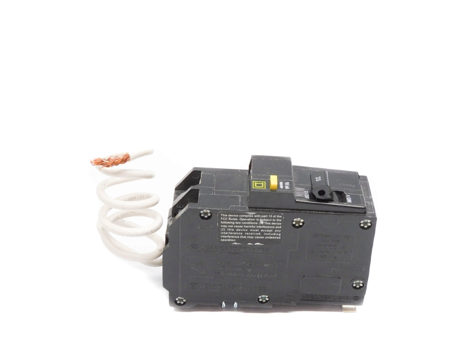 SQUARE D QO220GFI 120/240V 20A UNMP