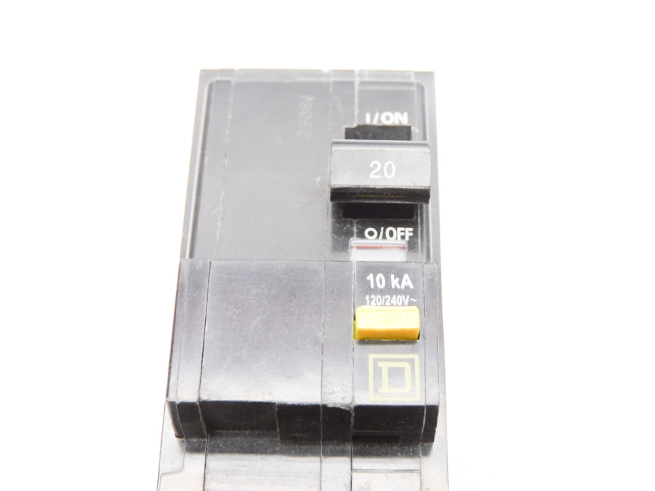 SQUARE D QO220GFI 120/240V 20A UNMP