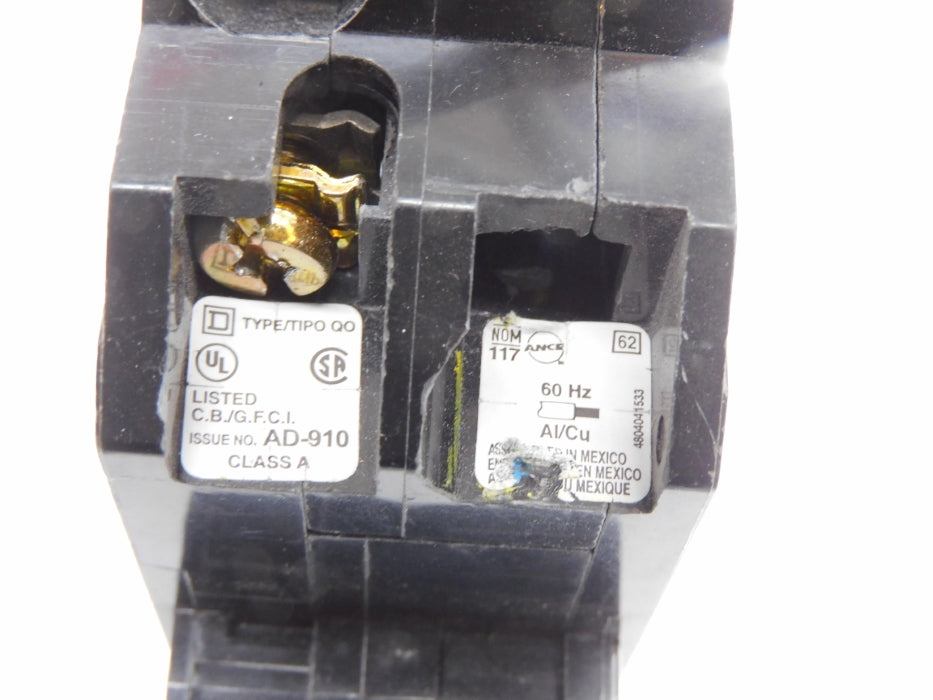 SQUARE D QO220GFI 120/240V 20A UNMP