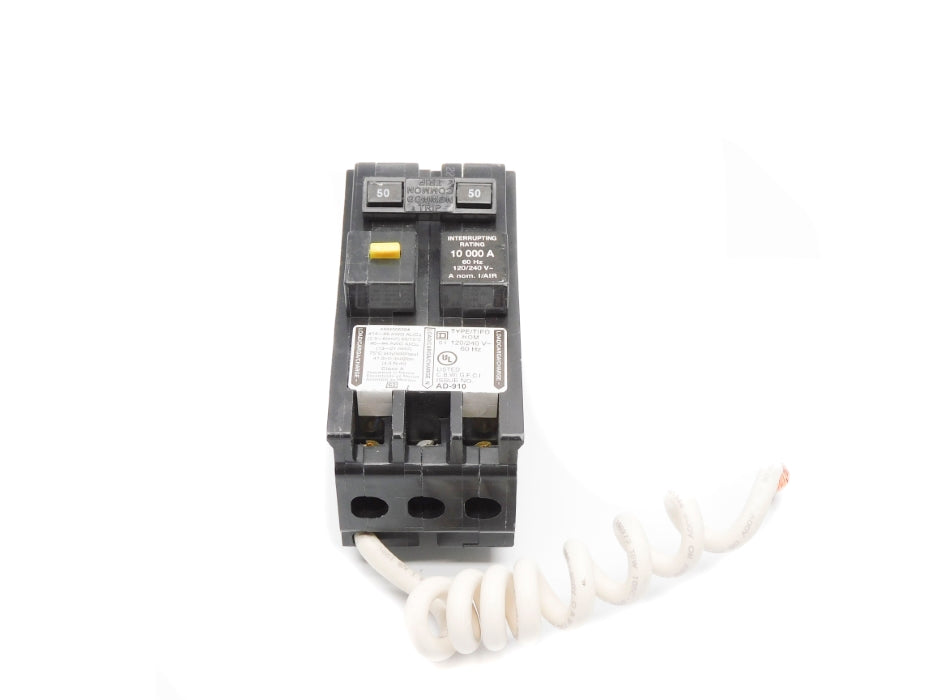 SQUARE D HOM250GFI 120/240V 50A UNMP