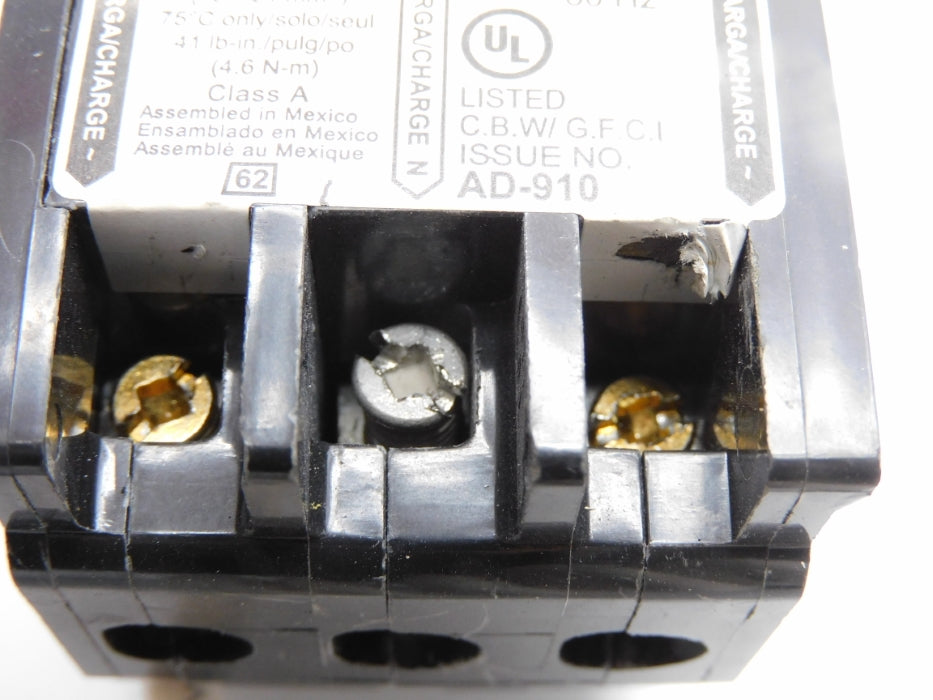 SQUARE D HOM250GFI 120/240V 50A UNMP