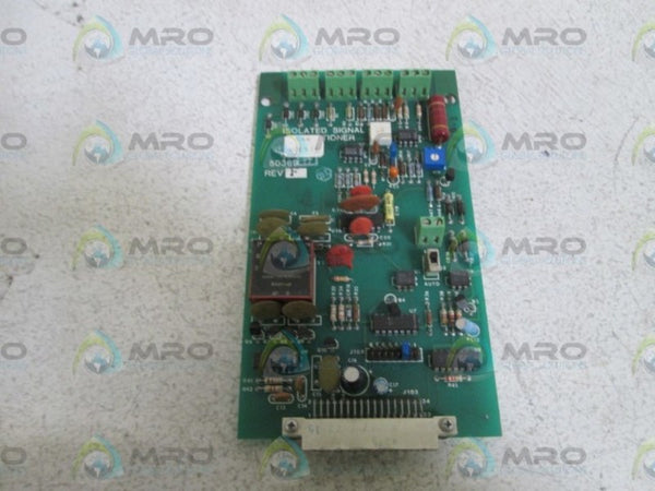 PTI CONTROLS ISOLATED SIGNAL CONDITIONER BOARD 50369 REV. F UNMP