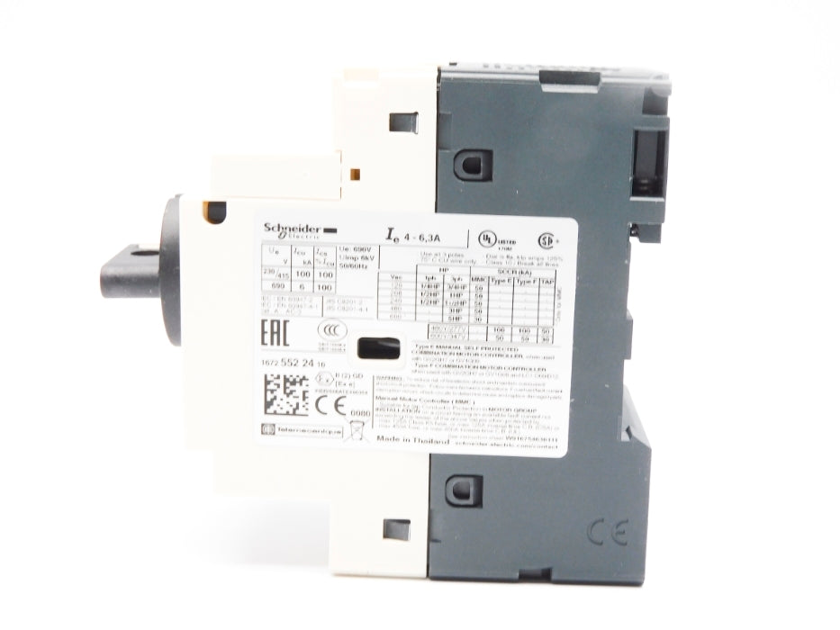 SCHNEIDER ELECTRIC GV2P10 690V 4-6.3A NSMP