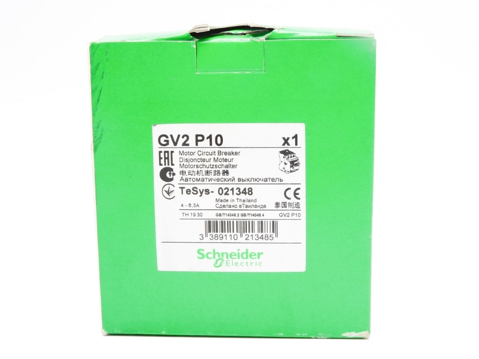 SCHNEIDER ELECTRIC GV2P10 690V 4-6.3A NSMP