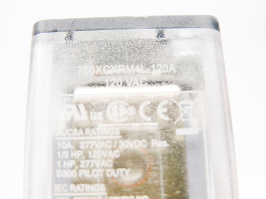 SCHNEIDER ELECTRIC 750XCXRM4L-120A 120VAC 10A NSNP