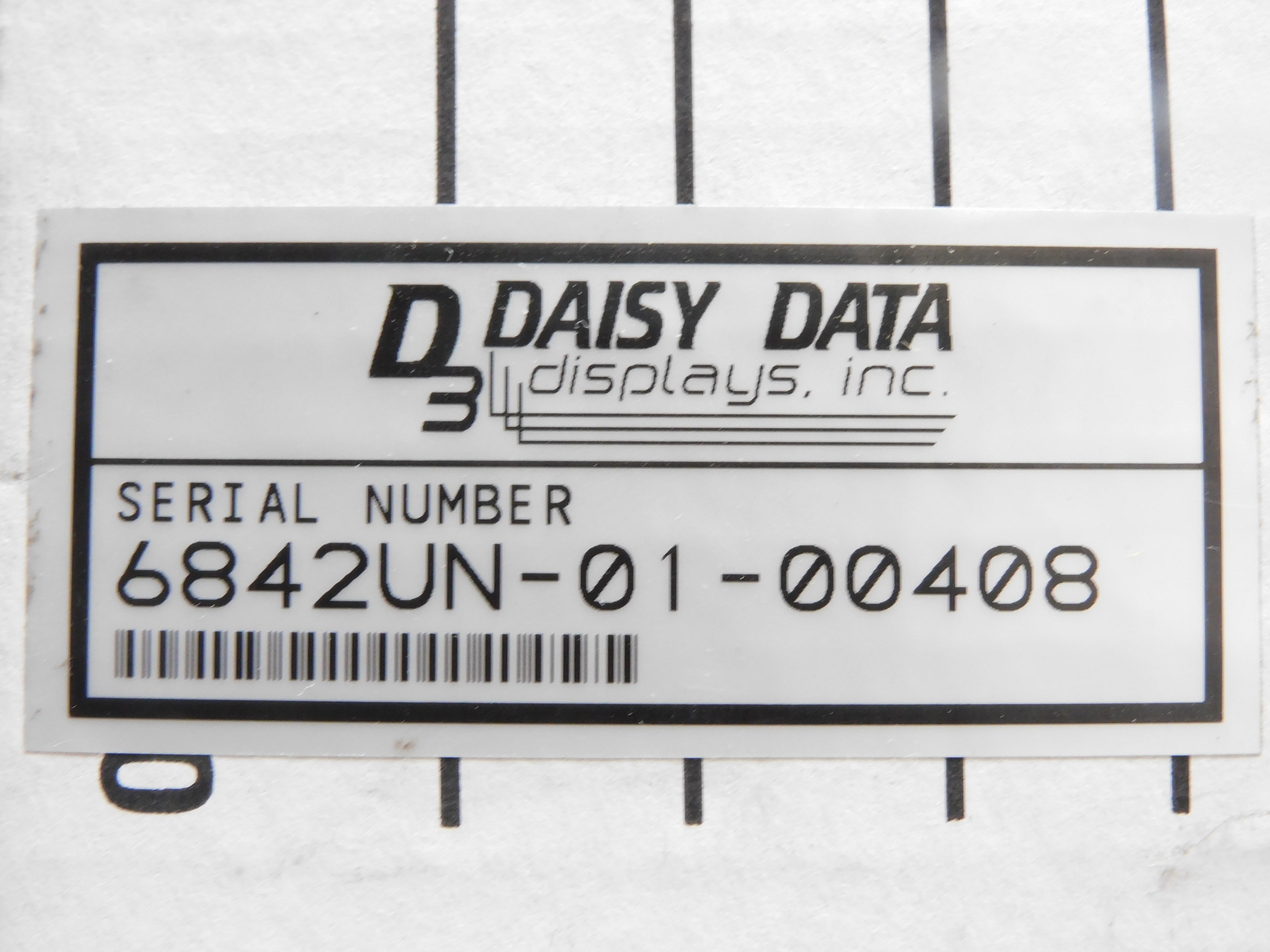 DAISY DATA DISPLAY 6842UN NSMP