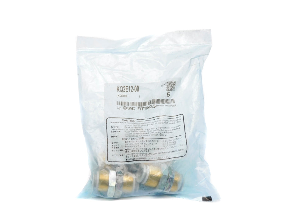 SMC KQ2E12-00 (PKG OF 5) NSMP