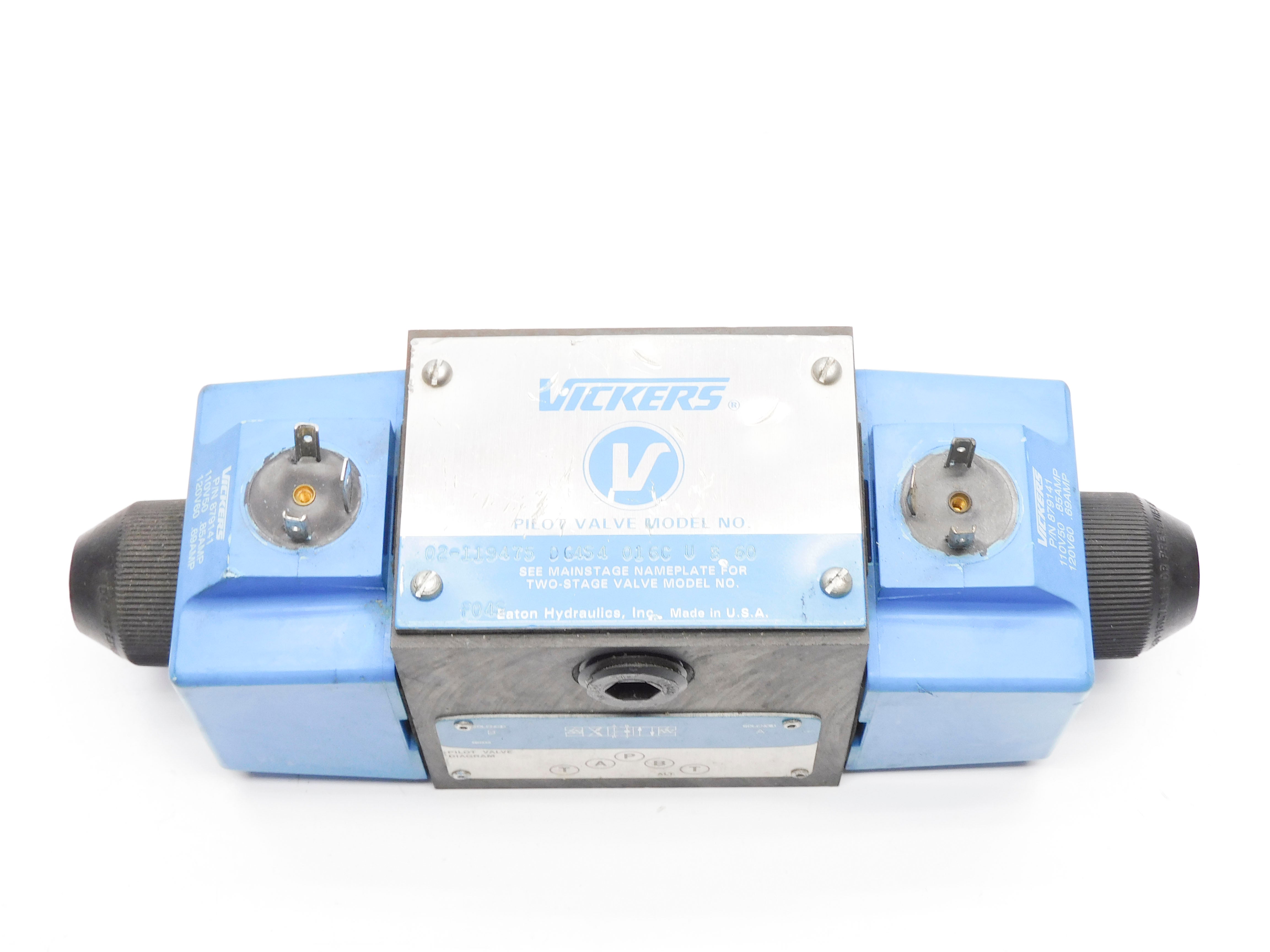 VICKERS DG4S4016CUB60 02-119475 110/120V .85/.69A NSNP