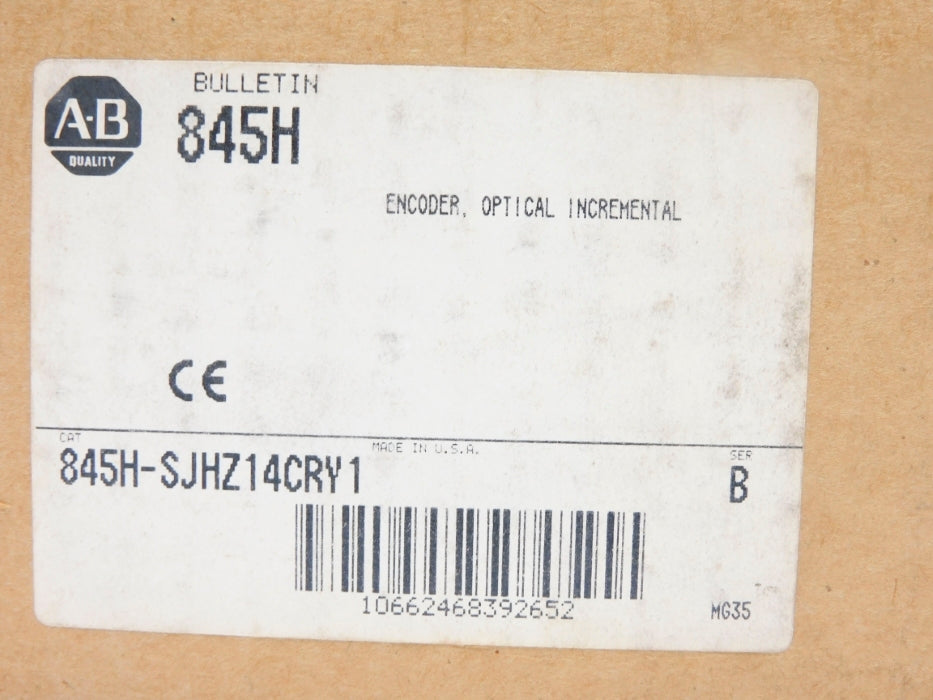INDUSTRIAL SPARE PART 845H-SJHZ14CRY1 SER. B (BR/WH) NSMP