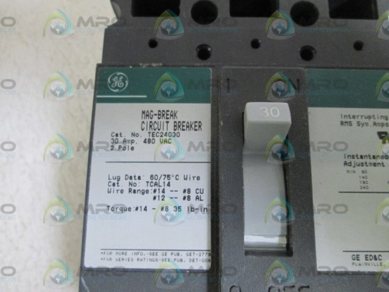 GENERAL ELECTRIC CIRCUIT BREAKER TEC24030 NSNP