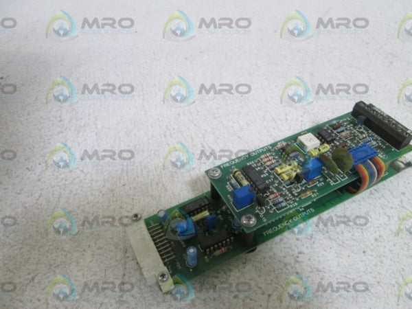 PTI CONTROLS FREQUENCY OUTPUTS BOARD 50370 REV. C UNMP
